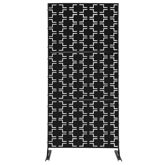 Wildnix Sturdy Steel Patio Privacy Screen – Removable Panels, Height Adjustable, Durable & Weather-Resistant, Space-Saving, Easy Installation for Dividers