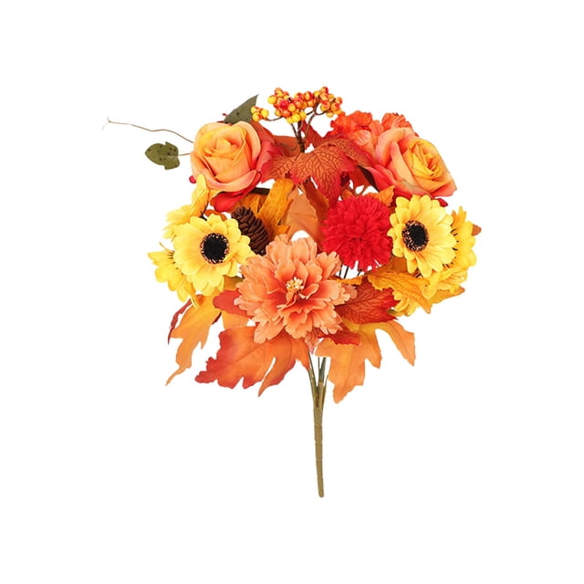 Fausses Branches de Feuilles d'Érable Rouges 16,93 Po Décoration Intérieure en Plastique pour Aménagement Paysager de Maison, Jardin, Cour