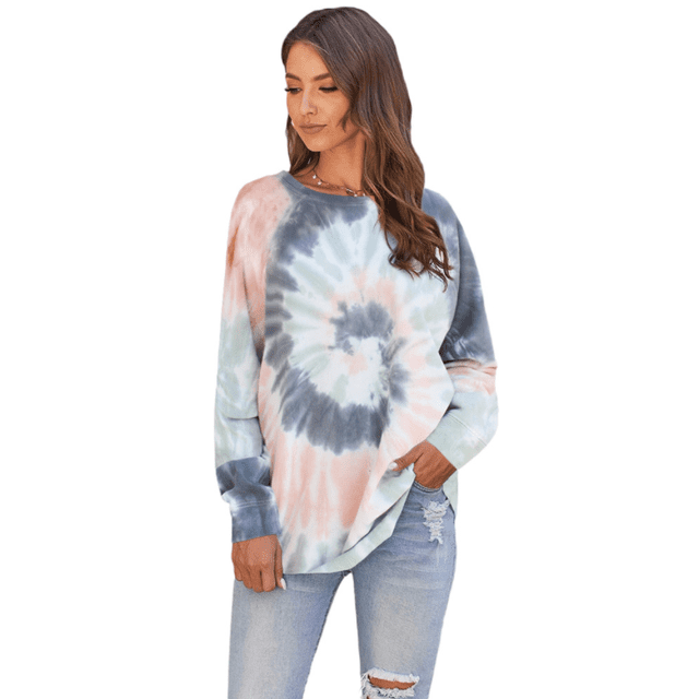 YOCUR - Sudadera con capucha para mujer, con tinte de corbata, para adolescentes y niñas Zhivalor HMHZ1853-9
