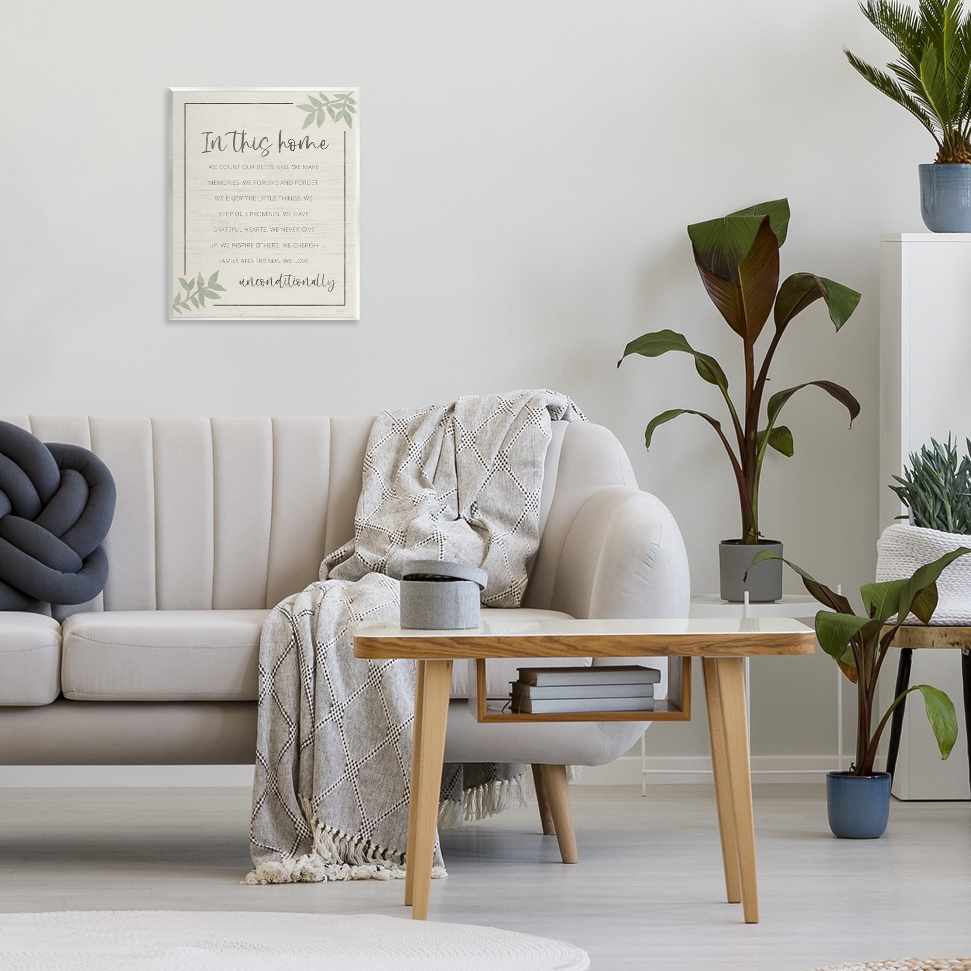 Stupell Industries We Love Unconditionally Wall Plaque Art, design by Natalie Carpentieri