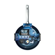 Blue Diamond Toxin Free Ceramic Nonstick Safe Open Frypan/Skillet, 10