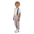 thumbnail image 2 of Tahari Toddler Boy Green Bow Tie & Suspender Pant Set, Size 2T-4T, 2 of 5