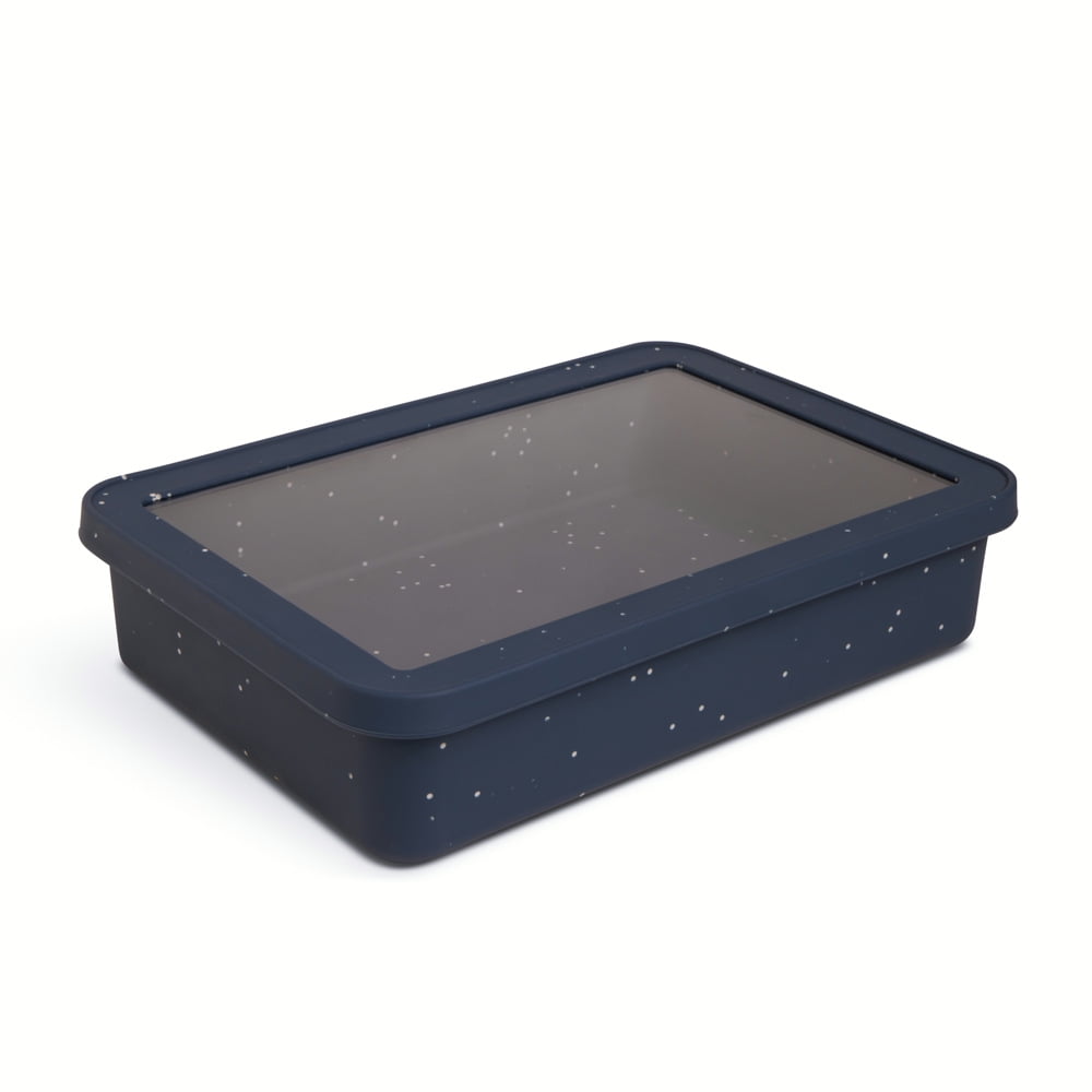 Thyme & Table 9" x 13" Silicone Baking Dish & Lid Set - Atlantic Blue