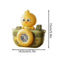 thumbnail image 2 of Yellow Duck Handheld Bubble Camera Machine Kit – Includes 2Pcs Bubble Solution Rechargeable With Lights & Leak-Proof Design(Yellow-14.5X7.5X15Cm), 2 of 8