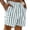 Green, variant on Migroa Mens Mid Waist Stripe Shorts Formal Casual Breathable Summer Bottoms Lightweight Holiday Beach Shorts with Pockets Blue L