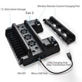thumbnail image 2 of Vertical Stand with Cooling Fan Dual Controllers for PS4 PS4 Slim PS4 Pro Console, 2 of 7