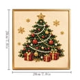 thumbnail image 5 of Christmas Pearl Diamond Painting Kit, DIY Bead Art Craft Set With Frame, Beginner Friendly Wall Decor Art, Holiday Gift for Adults Home Wall Decoration Holiday, 5 of 9