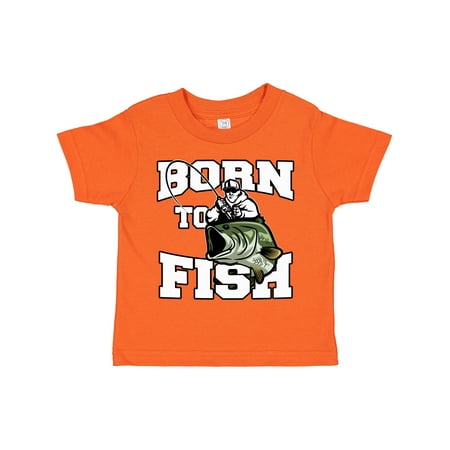 

Inktastic Born to Fish Gift Toddler Boy or Toddler Girl T-Shirt