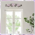thumbnail image 4 of Metal Flower Wall Decor Vintage Spring Metal Flower Wrought Iron Scroll Sculpture 15.7''x3.7'' Farmhouse Leaf Wall Decor with Nails for Summer Bedroom Kitchen Indoor Outdoor, 4 of 6