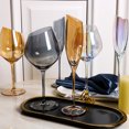 thumbnail image 3 of AOOOWER Oblique Cut Red Wine Champagne Glass Home Colorful Amber Smokey for Grey Restaur, 3 of 18
