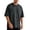 Black, variant on Mens Oversized T-Shirts Short Sleeve Acid Wash Cotton Distressed Vintage Solid Basic Casual Tie-Dye Tee Unisex Tops Summer Shirts for Men Black