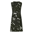 thumbnail image 5 of Zekutng Dresses for Women Printed Elegant Casual Style V-Neck Dress with Strap,Sizes S-2XL, 5 of 5