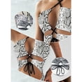 thumbnail image 2 of Gibobby Trajes de Baño Mujer Completos Traje de baño de mujer Bikini sexy Estampado de traje de baño unido Traje de baño de cintura alta Traje de playa(A,XL), 2 of 5