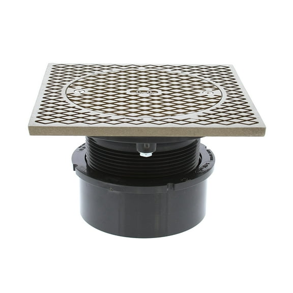 Jones Stephens C59052 4" Pvc Cleanout - Nickel Bronze