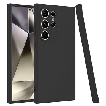ICERUN Black Phone Case for Samsung S24 Ultra,360-Degree Protection Case for S24 Ultra