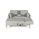 thumbnail image 5 of Sala Modular Reversible De Lino Gris Claro Modelo Carlton, 5 of 13