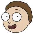 thumbnail image 2 of Junior's Rick And Morty Smiling Morty Big Head  Graphic Tee White Large, 2 of 3