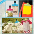 thumbnail image 4 of Bag Clips 9 Pcs Food Bag Clips Storage Clips Kitchen Clip Seal Clips Sturdy,reusable Packet Clips For Sealing, 4 of 5