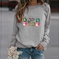 thumbnail image 2 of Womens Cactus Graphic Sweatshirts Valentines Cute Crewneck Tops Long Sleeve Pullover Casual Shirts, 2 of 8