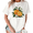 White, variant on White Print Tshirt Graphic Tees Shirts S-5XL Citrus Orange Blossom Print Casual Trendy Tops