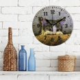 thumbnail image 3 of Yayeee 10" Wall Clock Battery Operated Quartz Round Silent Non-Ticking Home Decor, Cute Cat, 3 of 6