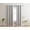 Light Grey, variant on THD Lawrence 100% Blackout Thermal Grommet Window Curtain Panels for Bedroom and Living Room - Total Privacy and Energy Efficiency - Set of 2