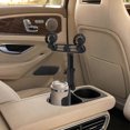 thumbnail image 3 of 2-in-1 Car Cup Holder Phone Mount 360° Adjustable Expandable Cupholder Expander Phone Holder for Vehicle Desk Treadmill, 3 of 4