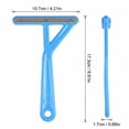 thumbnail image 3 of Back Shaver Long Handle Body Hair Shaver Double Edge Razor Back Hair Removal Tool for Men Women Grooming, 3 of 6
