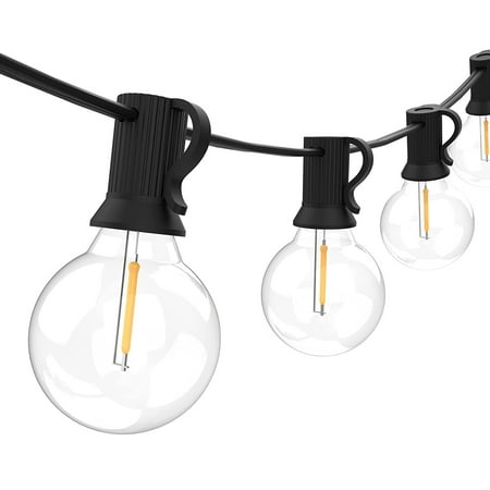 

Outdoor LED String Lights Garden String Lights Outdoor Indoor Lighting Bulbs with 2 Replacement Bulbs Indoor/Outdoor String Lights for Garden Patio Weddings Parties Warm White
