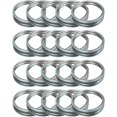 thumbnail image 1 of 24 Rust Resistant Silver Mason Jar Replacement Rings, 70Mm Regular Mouth Mason J, 1 of 5