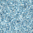 thumbnail image 2 of Miyuki Delica Seed Beads – Size 11/0 (1.6 mm), DB0044, Silver Lined Aqua, 7.2 g, Approx. 1440 Beads, 2 of 7