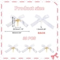 thumbnail image 2 of 30pcs Gold Cross Acrylic with White Bow for Christmas Ornament Gift Tags 3.3x3.5 Inch Gift Wrap, 2 of 4