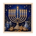 thumbnail image 2 of Plumora Hanukkah Star of David Menorah Design Diamond Painting Kit for Adults, DIY Holiday Wall Art Craft, Gift for Jewish Celebrations Home Art, 2 of 4