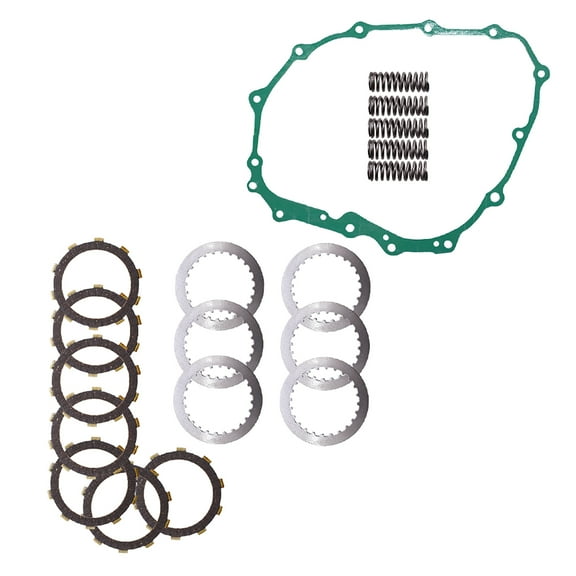 Heavy Duty Clutch Kit with Springs Gasket Fit for 1999-2008 Honda Sportrax 400 TRX400EX, 2009 2012-2014 Honda TRX400X 2x4