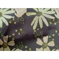 thumbnail image 4 of oneOone Cotton Poplin Gray Fabric Flower & Leaves Watercolor Sewing Fabric By The Yard Printed Diy Clothing Sewing Supplies 56 Inch Wide, 4 of 4