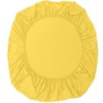 thumbnail image 3 of Flxxie 1800 Thread Count Brushed Microfiber Fitted Sheet with 15" Pocket, Twin Extra Long, Yellow, 3 of 6