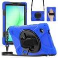 thumbnail image 1 of Funda para Samsung Galaxy Tab A11 de 8,7 pulgadas (2025) y Galaxy Tab A9 de 8,7 pulgadas (2023),funda protectora infantil a prueba de golpes con portalápices, correa de mano giratoria de 360 ​​grados, 1 of 9