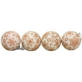 thumbnail image 5 of Northlight 14-Piece Brown Snowflake Decoupage Christmas Ball Ornament Set, 2.25" (60mm), 5 of 6