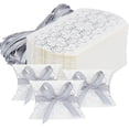 thumbnail image 1 of Cajas de regalo de boda con forma de almohada, caja de regalo para fiestas, caja de dulces, paquete de 50, 1 of 4