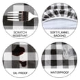 thumbnail image 5 of FGY Picnic Table Covers, 3 Piece Set Waterproof Picnic Table and Bench Cover Outdoor Camping Tablecloth (Black&White), 5 of 6