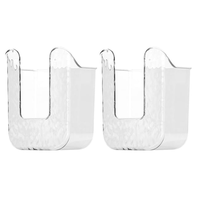 Caja de toallitas húmedas para colgar en la pared, 2 unidades, para guardar toallitas de cocina, sin perforaciones