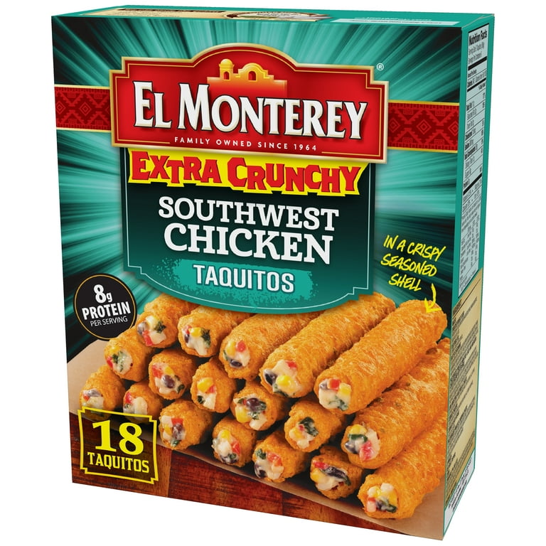 El Monterey® Chicken Cheese & Rice Chimichangas, 8 ct / 36 oz - Foods Co.