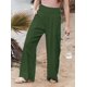 thumbnail image 2 of Pantalones Palazzo de para Mujer Verde XXL, 2 of 8