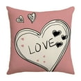 thumbnail image 2 of YUNAFFT I Love You More Pillow Love Pillow Cover Decorative Pillow with Letters Home Living Room Throw Pillow Covers Quote Pillows for Couples Valentines Day Decor Cushion Case for Sofa Couch, 2 of 6
