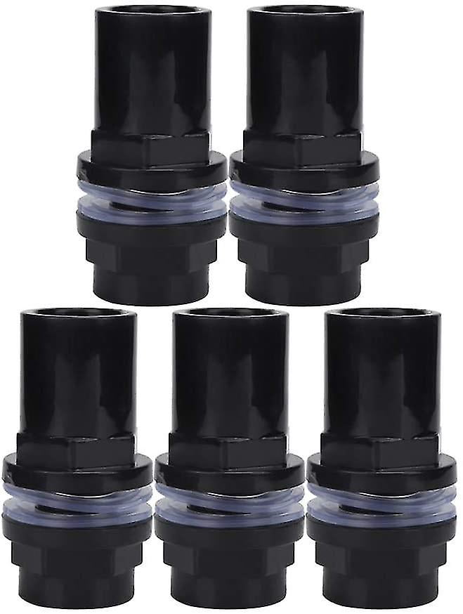 Aquarium Schlauchadapter Aus PVC – 5 Stück, Innendurchmesser 20-50 Mm, Mit Dichtung