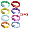 thumbnail image 5 of 6pcs LED Light Up Bracelets for Kids Birthday Party Festival Bangles Replaceable Wristbands Women Accessories, 5 of 8