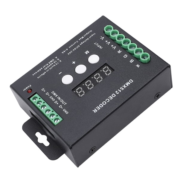 Decodificador De Pantalla Digital, Decodificador RGBW Fácil De Usar Estándar Internacional 4CH Para Módulo De Iluminación De Escenario