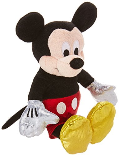 2020 Ty Beanie Buddy Disney 9" Medium Mickey Mouse Super Sparkle Red Plush MWMTS for sale online 