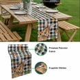 thumbnail image 5 of Easter Bunny Table Runner - 36 Inch Long, Kitchen Dining Table Runner Dresser Scarves, Spring Rabbits Carrots Black Buffalo Plaid Farmhouse Decor for Coffee Tables Wedding Party Banquet, 5 of 8