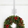 thumbnail image 4 of NWOKYZGH 1Pc Christmas Wreath Hanger Over the Door Metal Wreath Hook Star Snowflake Christmas Tree Wreath Holder for Xmas Party Decor Door Wall Home office, 4 of 6